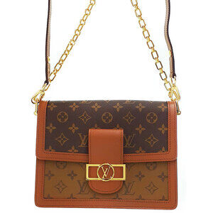 Louis Vuitton Monogram Leather Brown Dauphine Bag